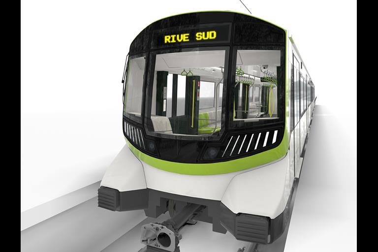 Bridgeinspired Montréal REM train design revealed Metro Report International Railway